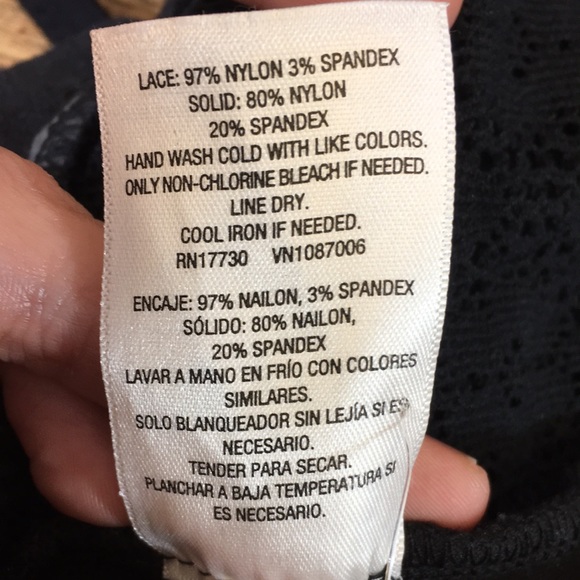 NWT Mossimo Swim Black One Piece Swimsuit Womens Large Halter - Picture 13 of 15